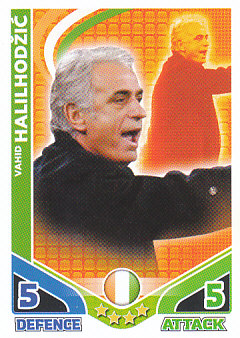 Vahid Halilhodzic Cote D'Ivoire 2010 World Cup Match Attax Managers #292